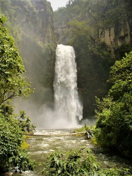 Wasserfall des Rio Pita